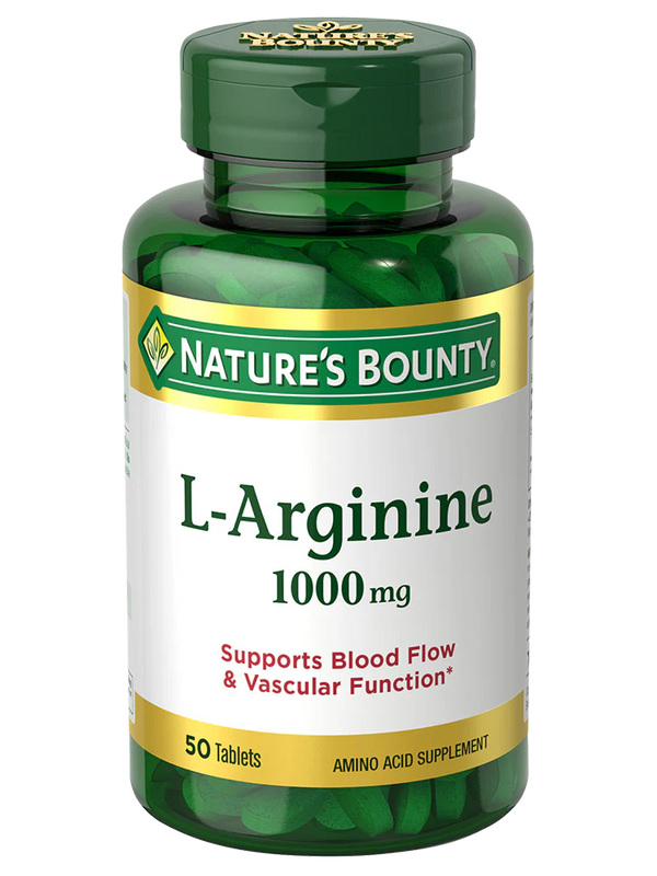 Nature's Bounty L-Arginine 1000mg 50 Tablets