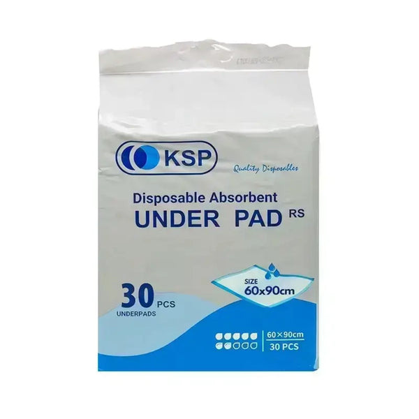 KSP Disposable Absorbent Under Pad RS, 60x90cm, 30 Pieces