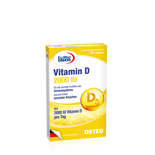 Eurho Vital Vit-D 2000 Iu 60 Tablets