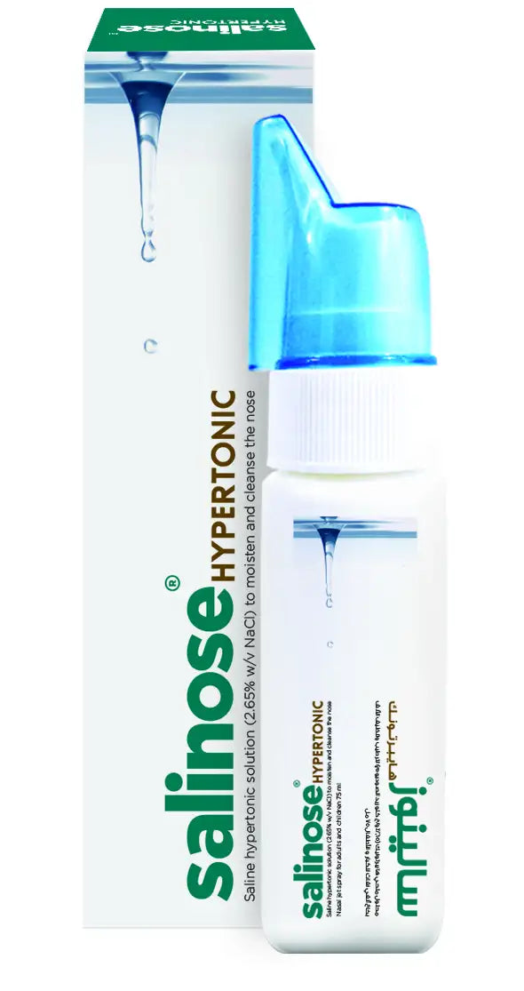 Salinose Hypertonic Nasal Spray, 75ml