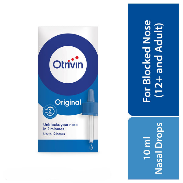 Otrivin Adult Nasal Drops 01%