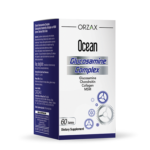 Orzax Ocean Glucosamine Complex, 60 Tablets