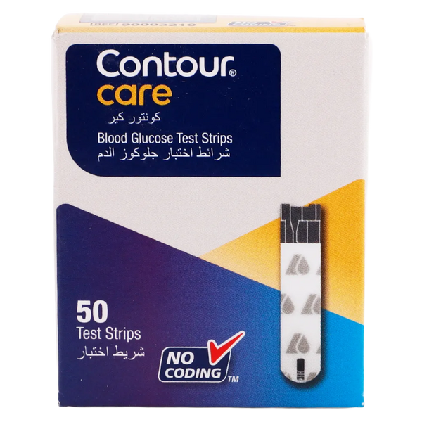 contour care blood glucose 50 test strips