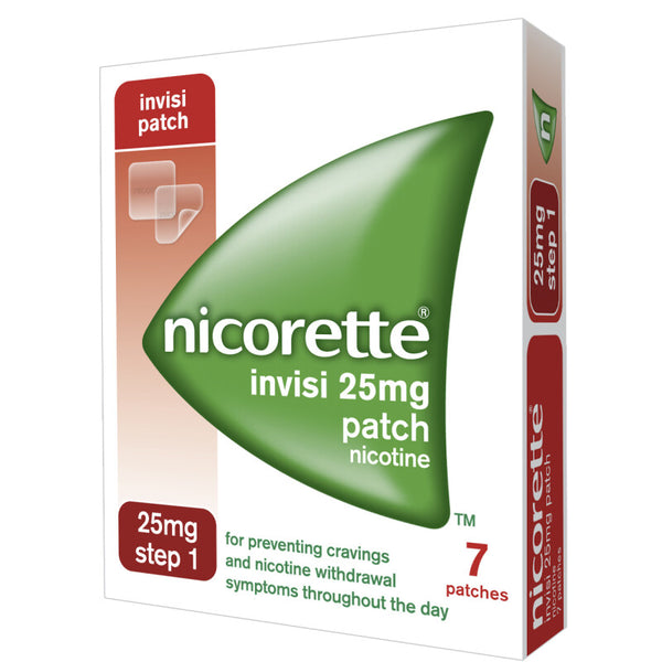Nicorette invisipatch 25 mg 7 patches