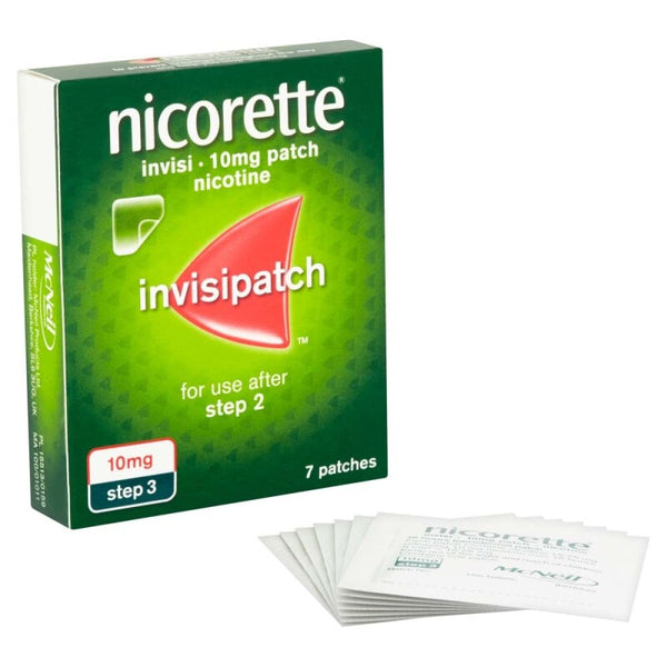 Nicorette invisipatch 10 mg 7 patches