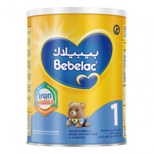 bebelac 0-6 infant iron biotics formula 400 g