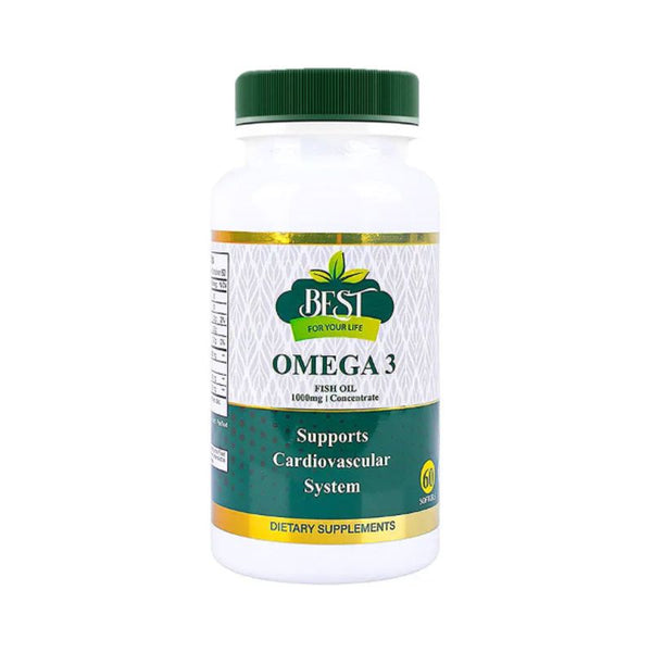 Best For Your Life Omega 3 1000 mg 60 softgels