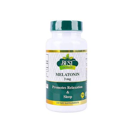 Best For Your Life Melatonin 3 mg 50 tablets