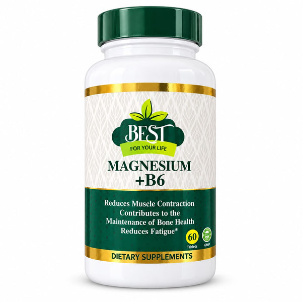 Best For Your Life Magnesium + B6 60 Tablets