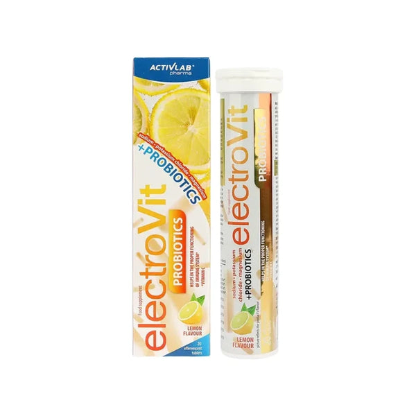 ACTIVLAB Electrovit Probiotics lemon flavor 20 effervescent tablets