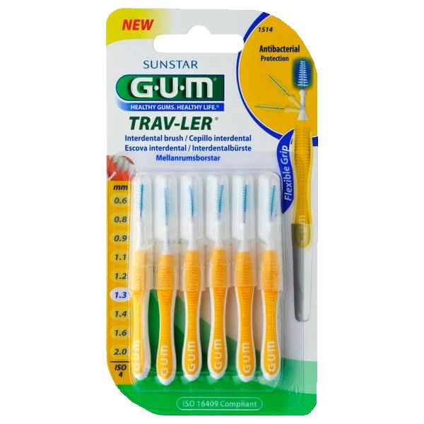 G.U.M Trav-Ler Interdental Brush 1.3 mm