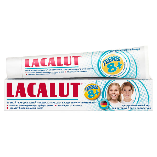 Lacalut Toothpaste Especially for Protecting New Permanent Teeth for Teens 8+ Years, 50ml