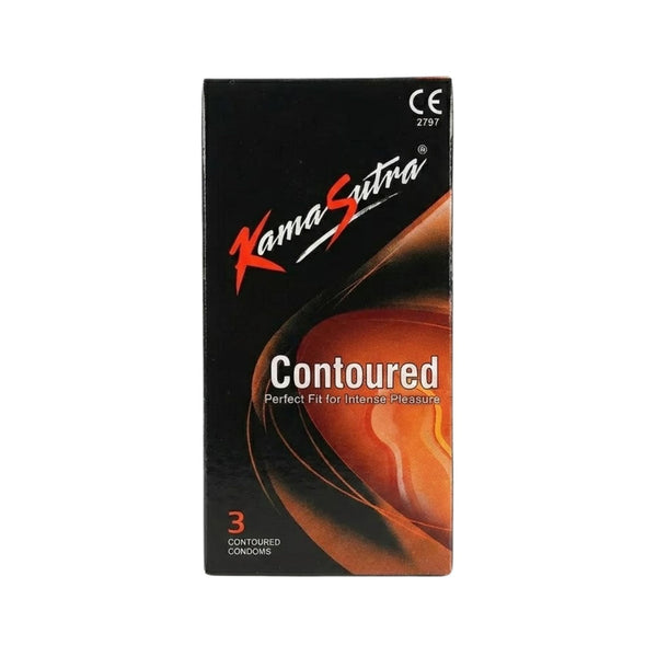 KamaSutra Contoured Condoms, 3 Pieces