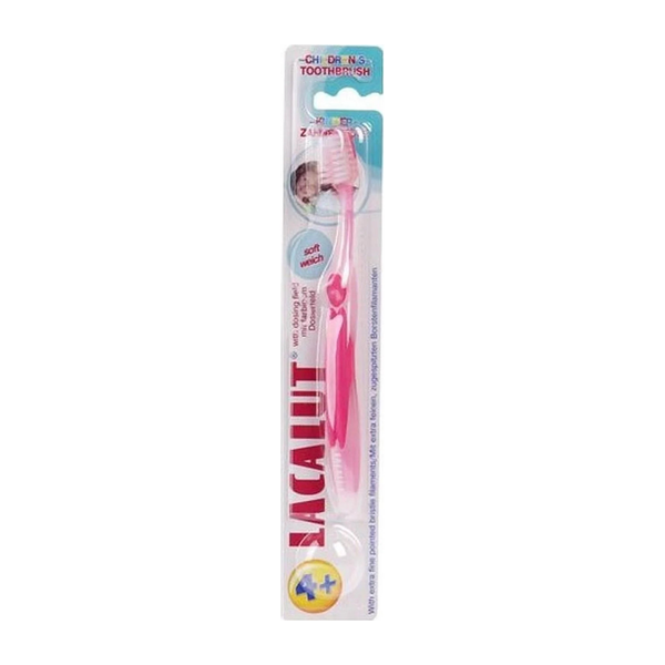 Lacalut Pink Soft Toothbrush for ages 4 plus