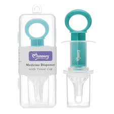 momeasy medicine dispenser with travel cap