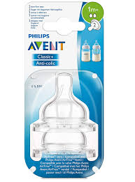 philips avent classic anti colic 1m+ 2 teats