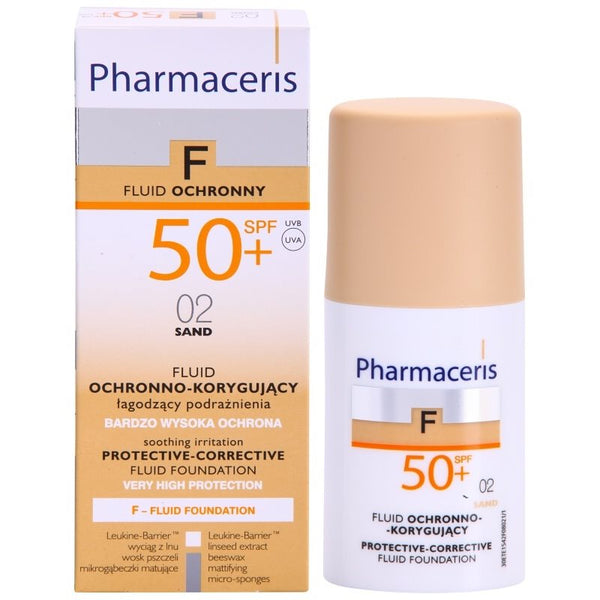 Pharmaceris Soothing & Protecting Fluid Foundation for All Skin Types SPF50 Sand 02, 30ml