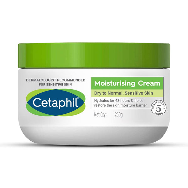 Cetaphil Moisturizing Face & Body Cream for Dry & Sensitive Skin, 250g