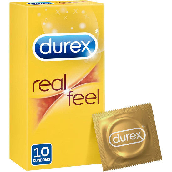Durex Real Feel Condoms, 10 Pieces