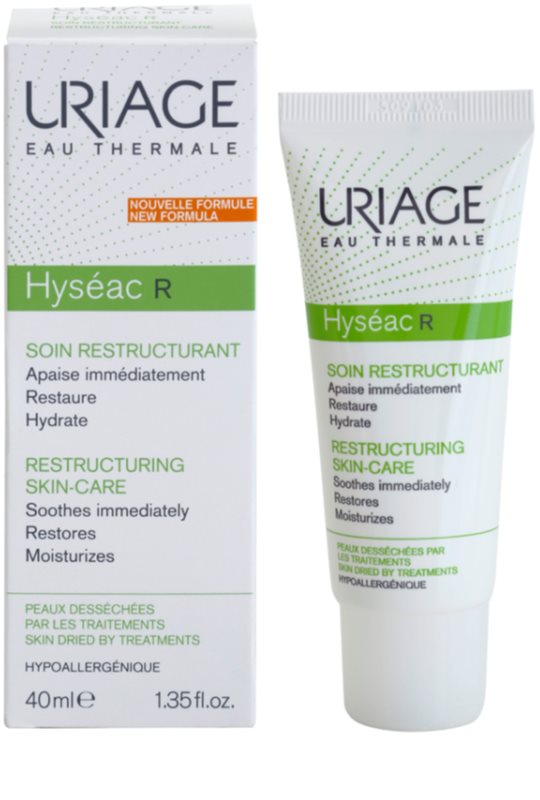 Uriage Eau Thermale Hypoallergenic Hyseac R Facial Restructuring Cream for All Skin Types, 40ml